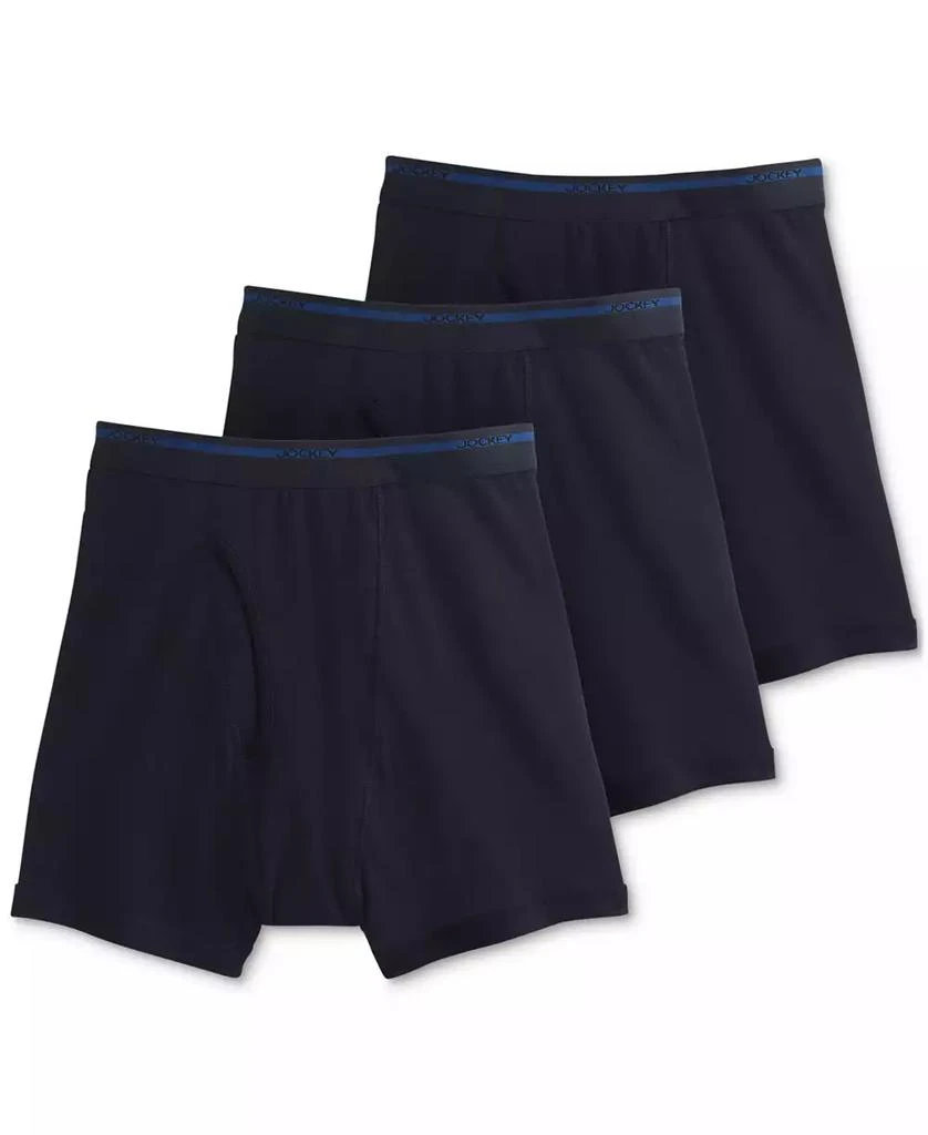 商品Jockey|Men’s 3-Pack Classic Cotton Boxer Briefs,价格¥132,第1张图片详细描述