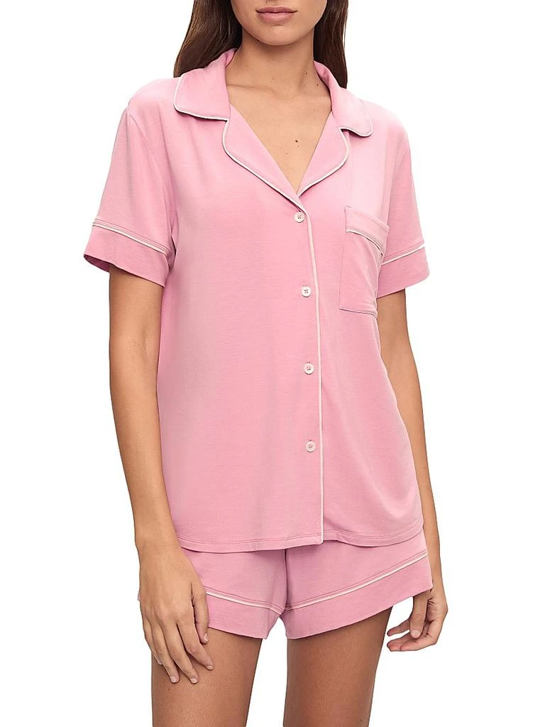 商品Eberjey|Gisele Relaxed 2-Piece Pajama Set,价格¥1092,第1张图片