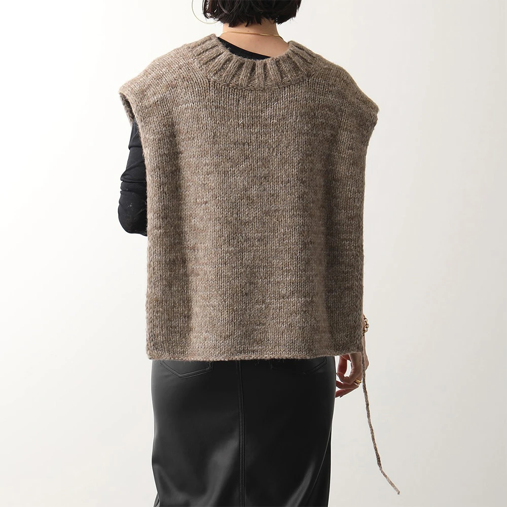 MAISON MARGIELA 无袖针织斗篷 SI0TH0001-S17802-741M 商品
