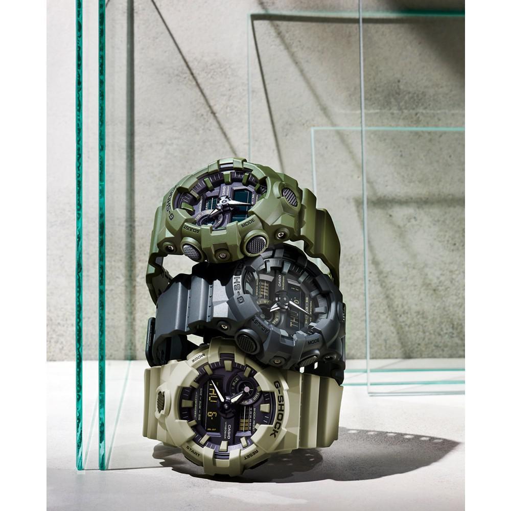 商品G-Shock|Men's Analog-Digital Beige Resin Strap Watch,价格¥730,第6张图片详细描述