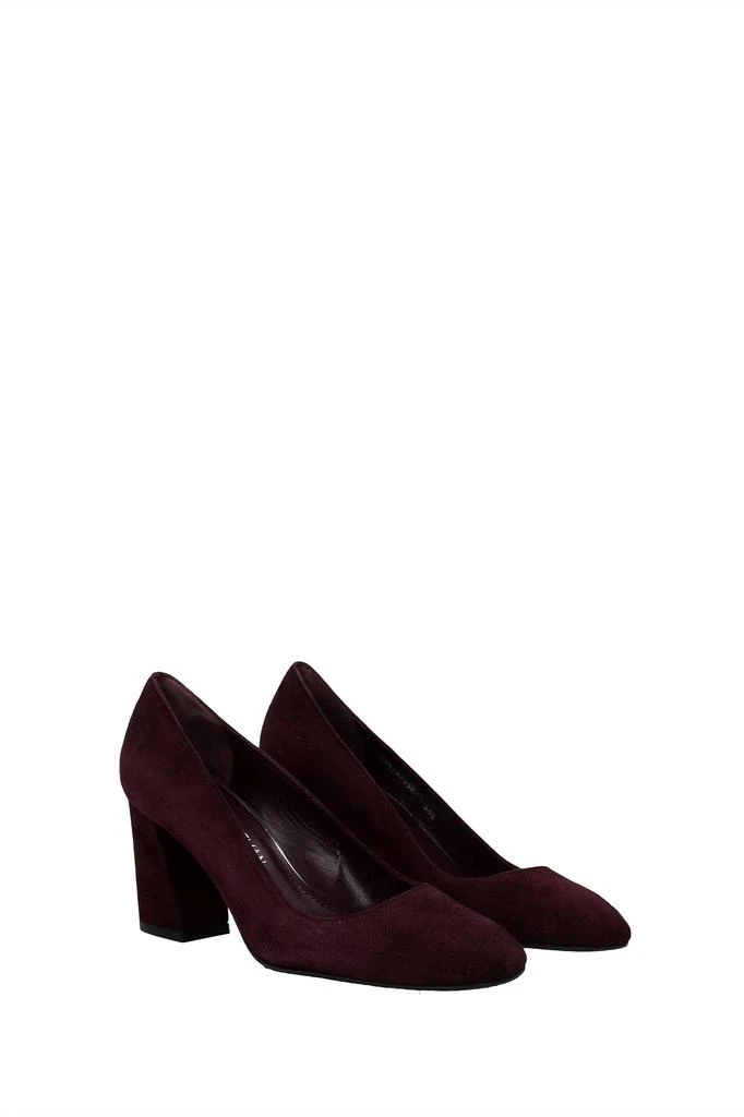 商品Stuart Weitzman|Pumps Suede Red,价格¥1221,第2张图片详细描述