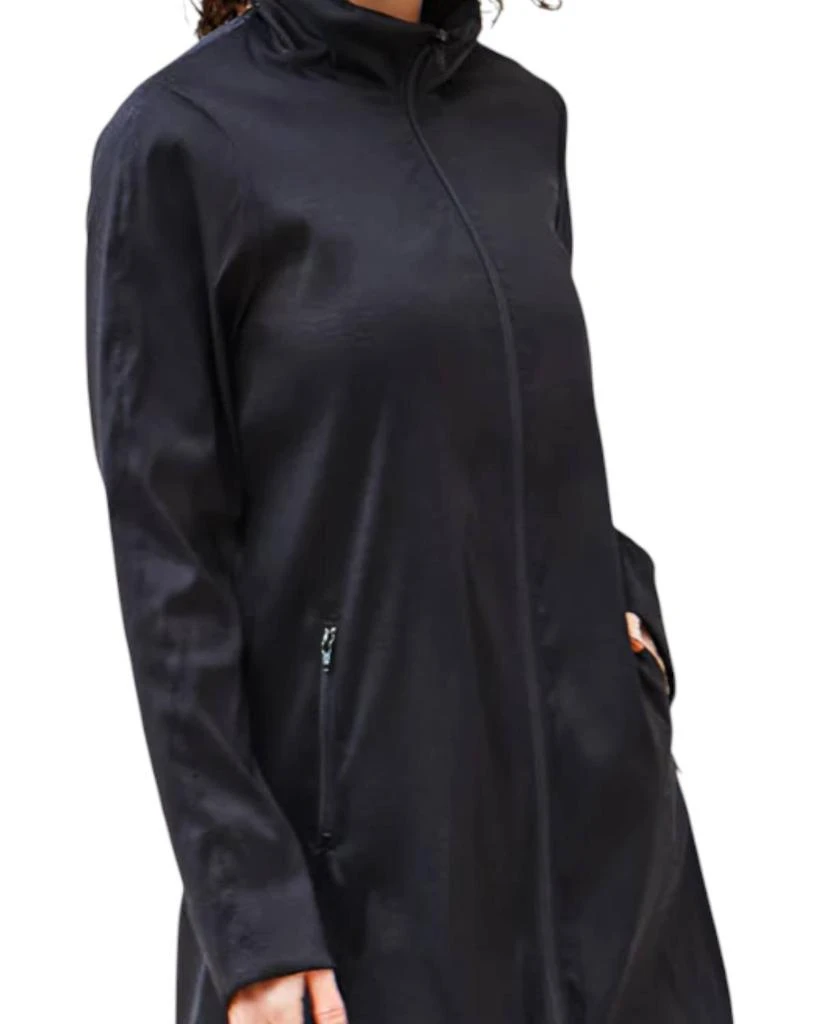 商品MYCRA PAC|Dune Raincoat In Black,价格¥1666,第2张图片详细描述
