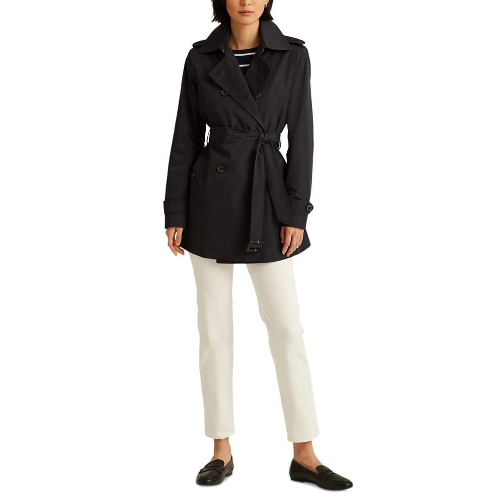 商品Ralph Lauren|Women's Petite Double-Breasted Belted Trench Coat, Created for Macy's,价格¥426,第5张图片详细描述