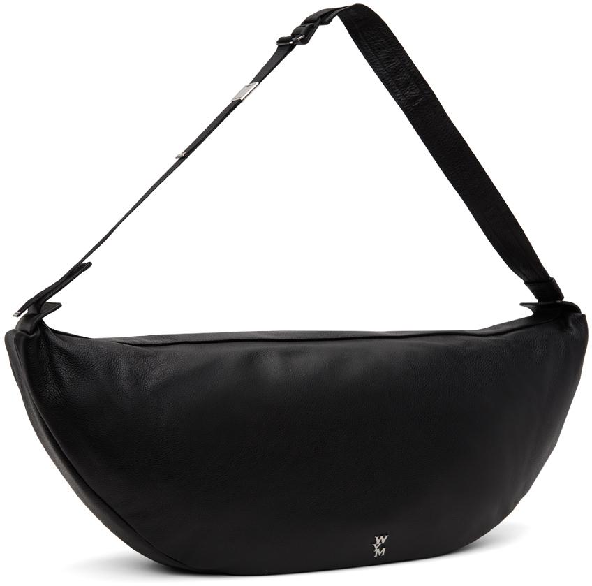 【関税込み】WOOYOUNGMI ブラック Moon レザー バッグ Leather Moon Bag - WOOYOUNGMI
