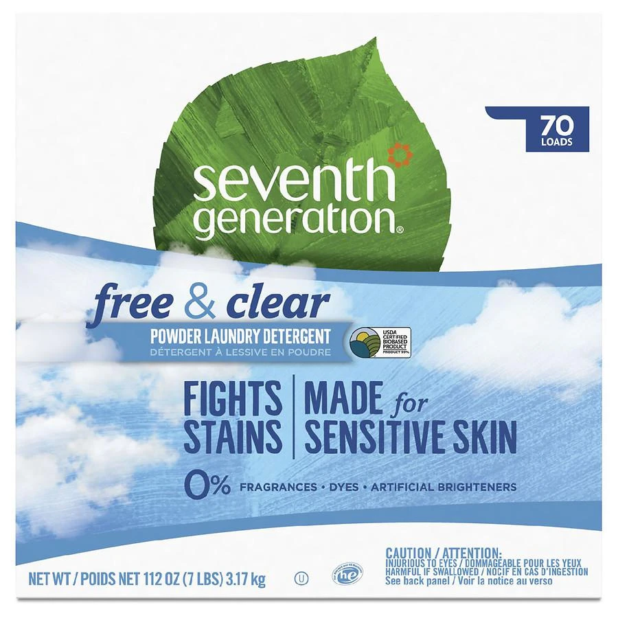 商品Seventh Generation|Seventh Generation Laundry Detergent Powder Free & Clear,价格¥148,第1张图片