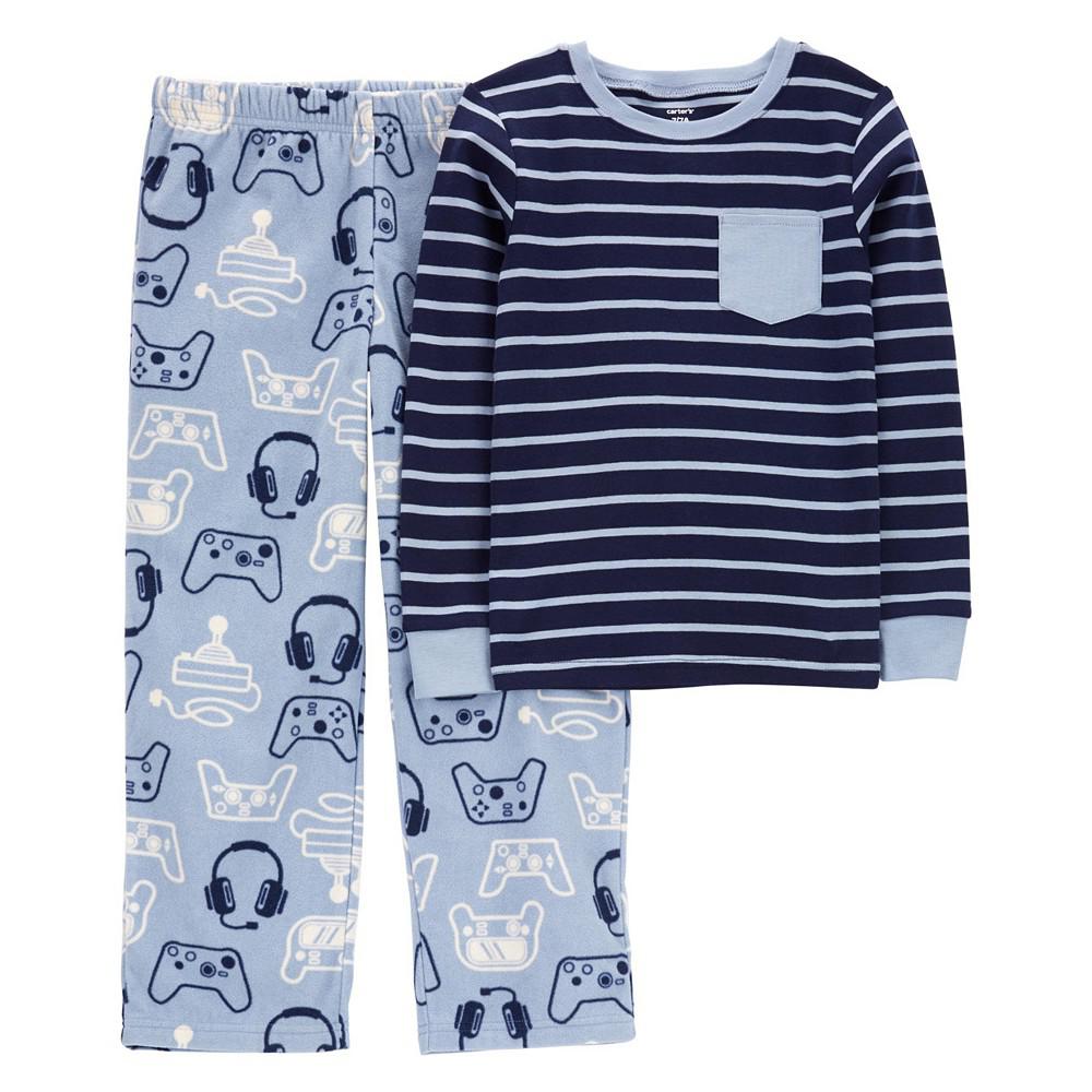 Little Boys Fleece Pajama, 2 Piece Set商品第1张图片规格展示