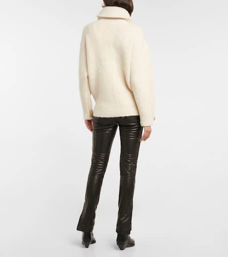 商品Isabel Marant|Lindley ribbed-knit cotton-blend jacket,价格¥7346,第3张图片详细描述