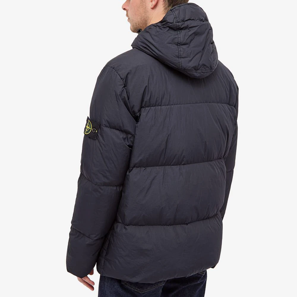 商品Stone Island|Stone Island Garment Dyed Crinkle Reps Hooded Down Jacket,价格¥5250,第5张图片详细描述