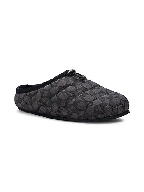 商品Coach|Signature Jacquard Slippers,价格¥558,第2张图片详细描述