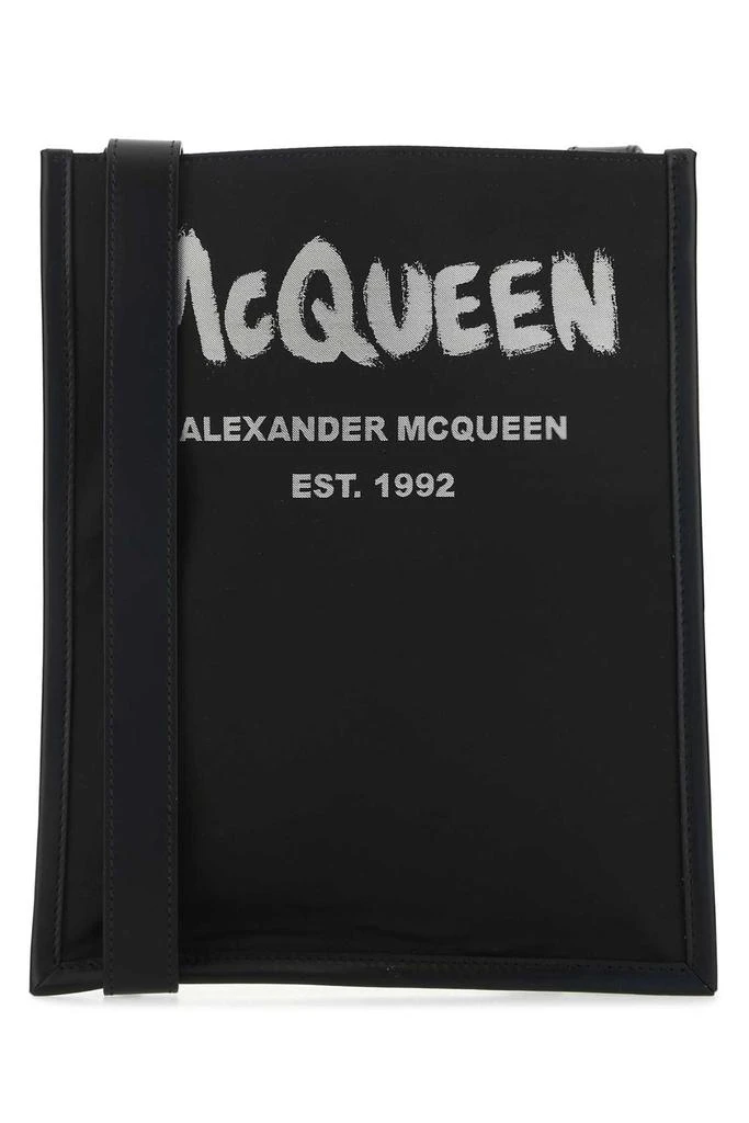 商品Alexander McQueen|Alexander McQueen Logo Printed Crossbody Bag,价格¥2390,第1张图片