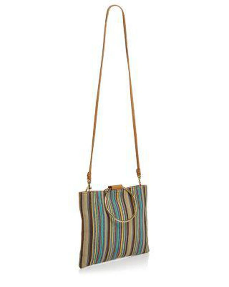 商品THACKER|Le Pouch Khaki Stripe Crossbody ,价格¥463,第4张图片详细描述