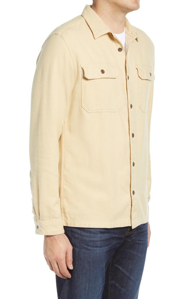 Natural Dye Fjord Flannel Button-Up Organic Cotton Shirt商品第3张图片规格展示