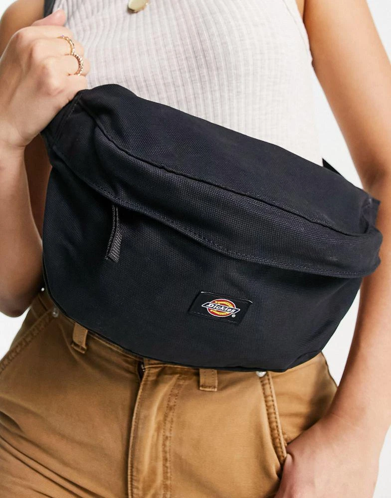 商品DICKIES|Dickies Duck Canvas bum bag in black,价格¥302,第2张图片详细描述