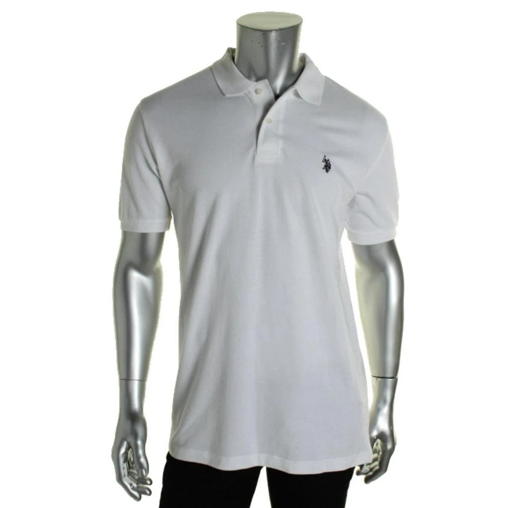 商品U.S. POLO ASSN.|U.S. Polo Assn. Mens Monogram Pique Polo Shirt,价格¥107,第2张图片详细描述