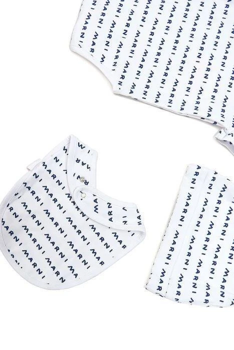 商品Marni|Marni Kids Logo-Printed Short-Sleeved Babygrow Set,价格¥346,第2张图片详细描述