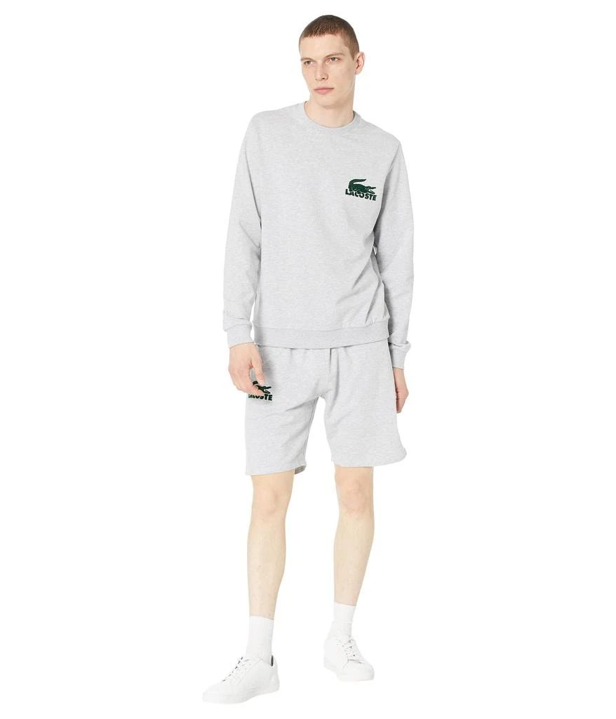 商品Lacoste|Long Sleeve Big Croc Lacoste Loungewear Sweatshirt,价格¥477,第4张图片详细描述