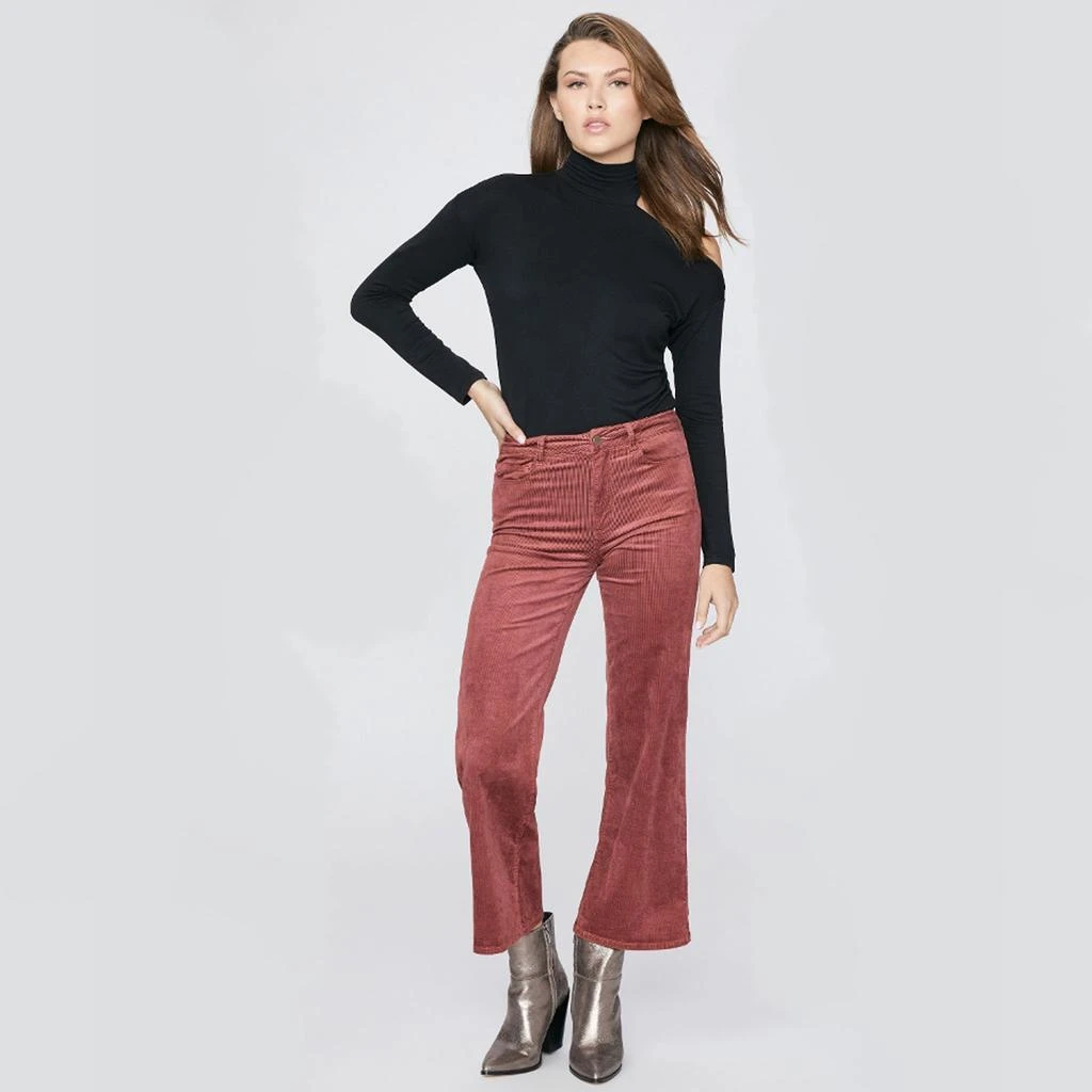 商品Paige|Paige Leenah Ankle - Dusted Berry // Velvet Corduroy,价格¥2569,第1张图片