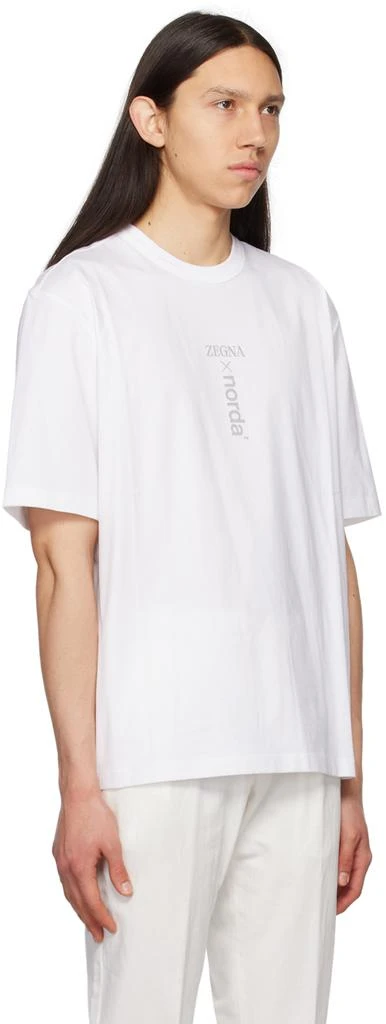 商品Zegna|White norda Edition T-Shirt,价格¥1248,第2张图片详细描述