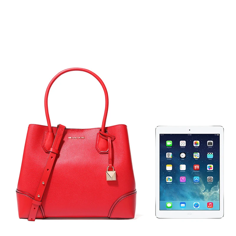 Michael Kors 迈克高仕 女士时尚手提单肩包 30H7GZ5T6A-BrightRed 商品