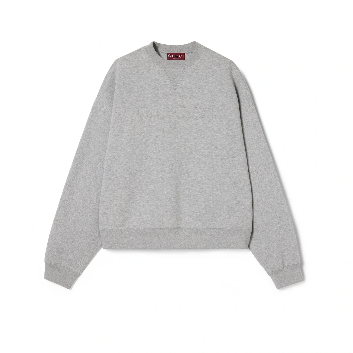 商品Gucci|【预售】 古驰 24秋冬 女士 卫衣 针织棉印花压纹卫衣 802787 XJGUT 1160,价格¥8116,第1张图片