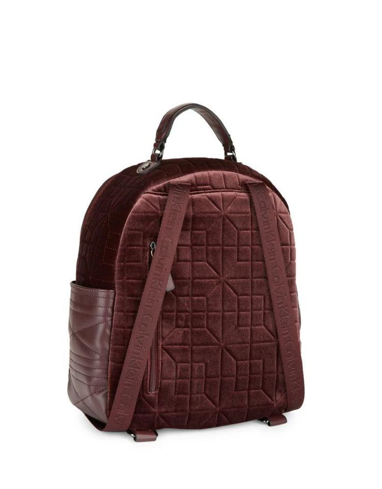 商品Calvin Klein|Quilted Velvet Backpack,价格¥535,第5张图片详细描述