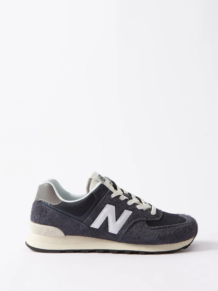 商品New Balance|U574 suede and mesh trainers,价格¥727,第1张图片