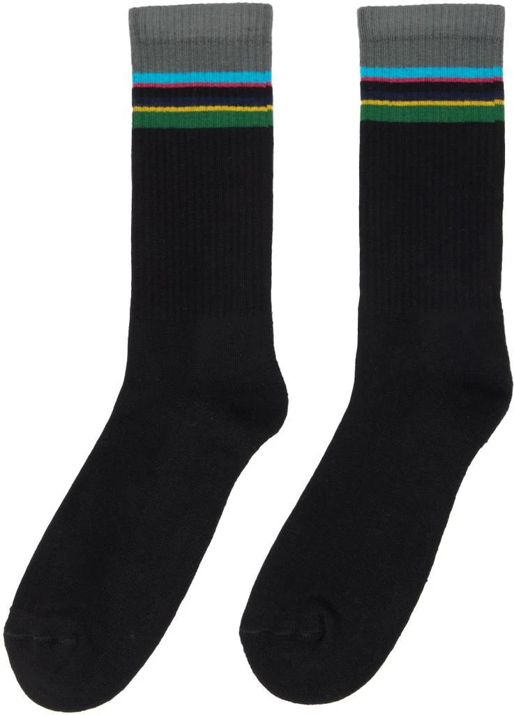 商品Paul Smith|Three-Pack Multicolor Zebra Stripe Socks,价格¥224,第3张图片详细描述