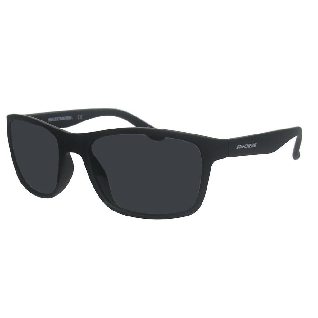 Skechers Smoke Rectangular Mens Sunglasses SE6049 02A 56商品第1张图片规格展示