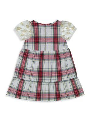 商品Andy & Evan|Baby Girl's Plaid Holiday Dress,价格¥137,第2张图片详细描述