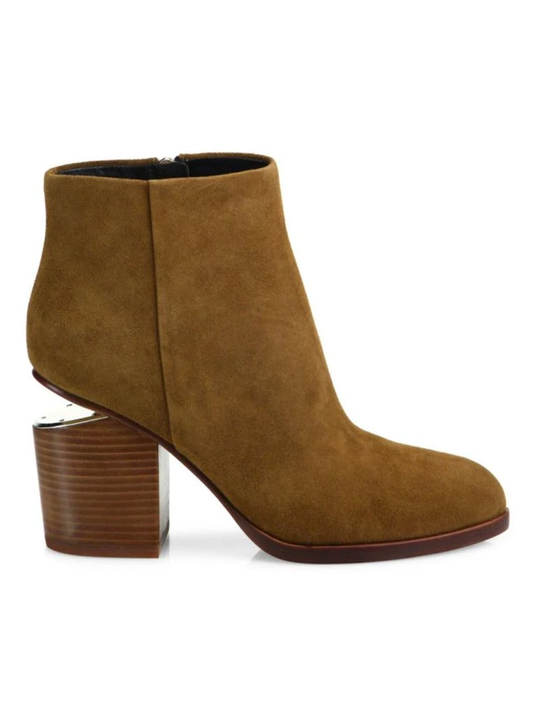 商品Alexander Wang|Gabi Suede Block Heel Booties,价格¥1951,第1张图片