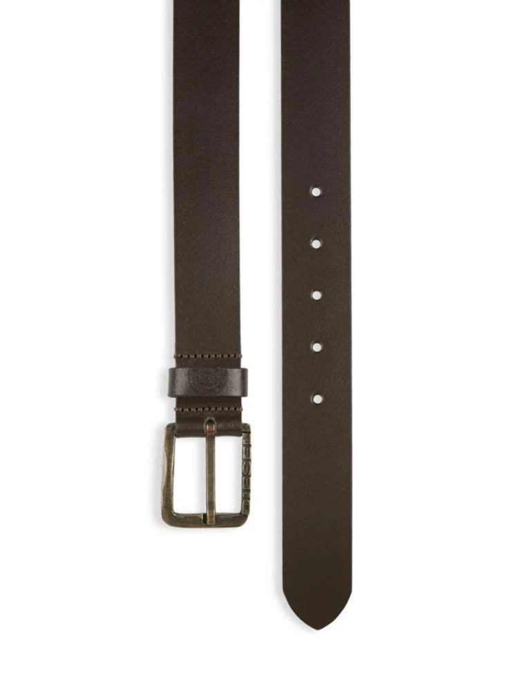 商品Diesel|Engraved Logo Leather Belt,价格¥152,第2张图片详细描述