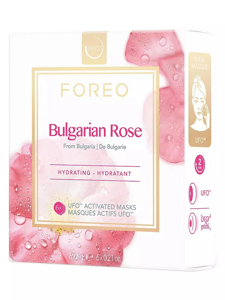 商品Foreo|UFO Activated 6-Pack Bulgarian Rose Sheet Mask Set,价格¥165,第2张图片详细描述