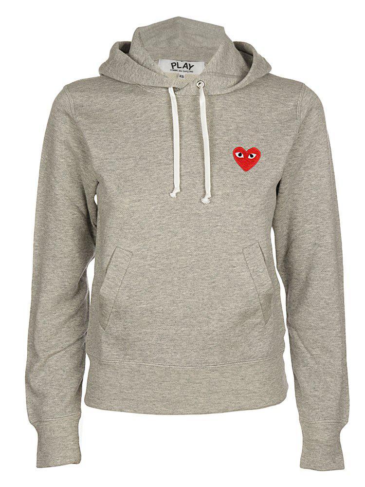 商品Comme des Garcons|Comme des Garçons Play Logo Embroidered Hoodie,价格¥1504-¥1813,第1张图片