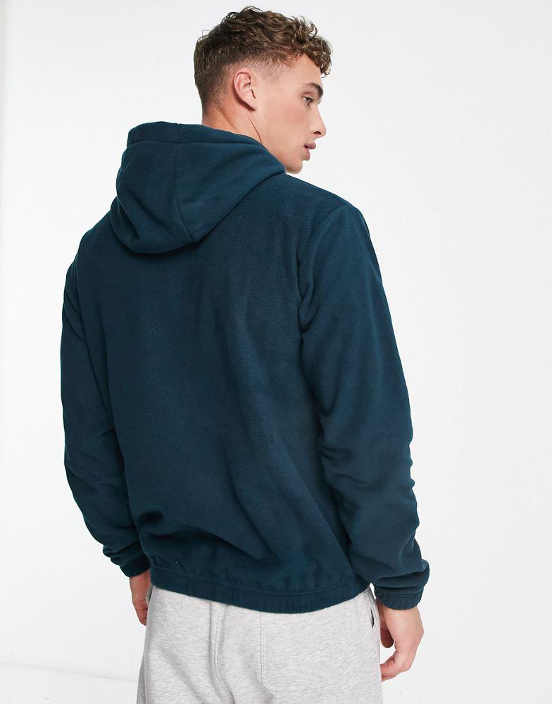 Fila borg hoodie with logo in green商品第4张图片规格展示