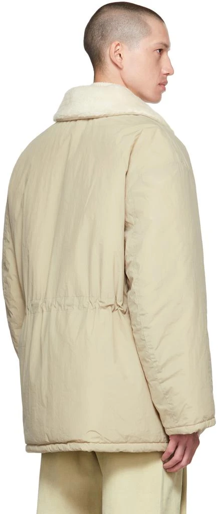商品AMOMENTO|Beige Padded Safari Jacket,价格¥1933,第3张图片详细描述