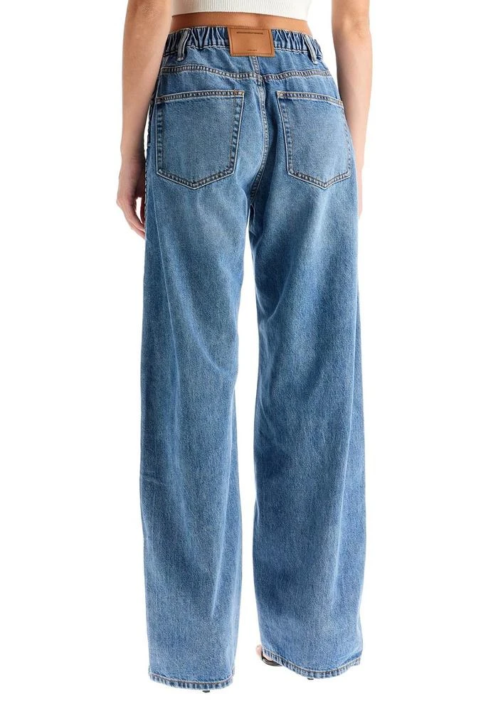 商品Alexander Wang|Alexander Wang Logo-Embossed Balloon Jeans,价格¥3574,第3张图片详细描述