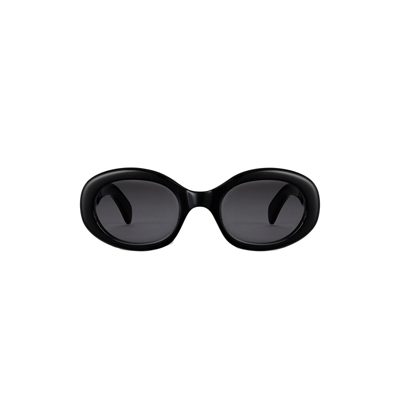 商品 【现货】赛琳 TRIOMPHE 01系列 女士醋酸纤维镜框椭圆形太阳眼镜墨镜(两色可选） 图