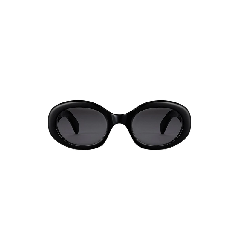 商品Celine|【现货】赛琳 TRIOMPHE 01系列 女士醋酸纤维镜框椭圆形太阳眼镜墨镜(两色可选）,价格¥3352,第1张图片