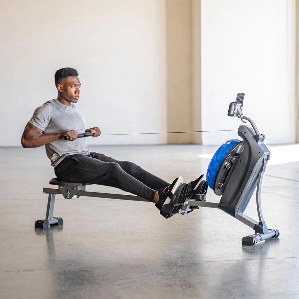 Sunny Health & Fitness Hydro+ Dual Resistance Magnetic Water Rowing Machine 商品