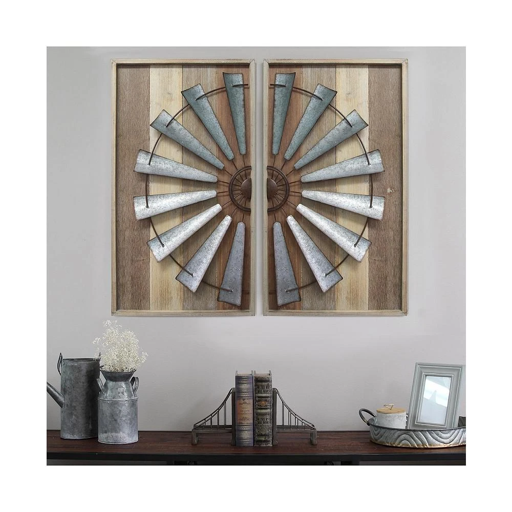 商品Stratton Home Décor|Stratton Home Decor Windmill Wall Decor,价格¥1017,第4张图片详细描述