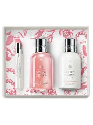 商品Molton Brown|3-Piece Rhubarb & Rose Mini Fragrance Set,价格¥238,第1张图片