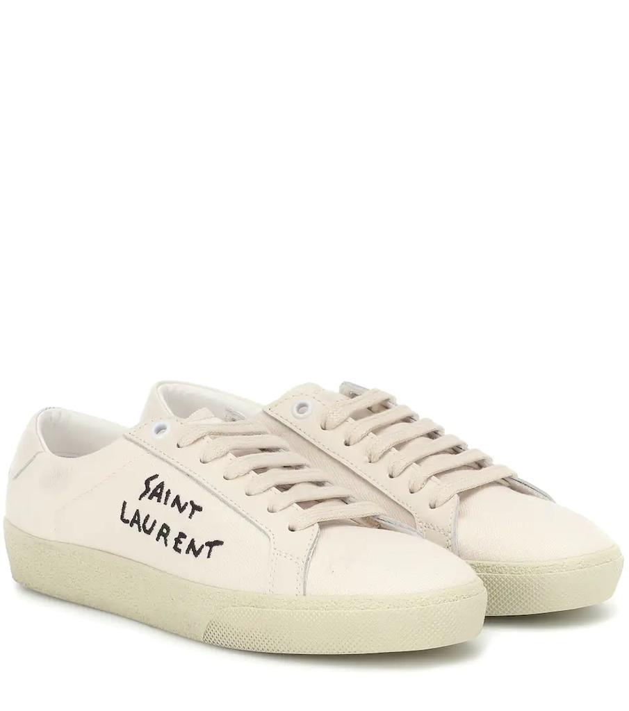 商品Yves Saint Laurent|Court Classic canvas sneakers,价格¥3853,第1张图片