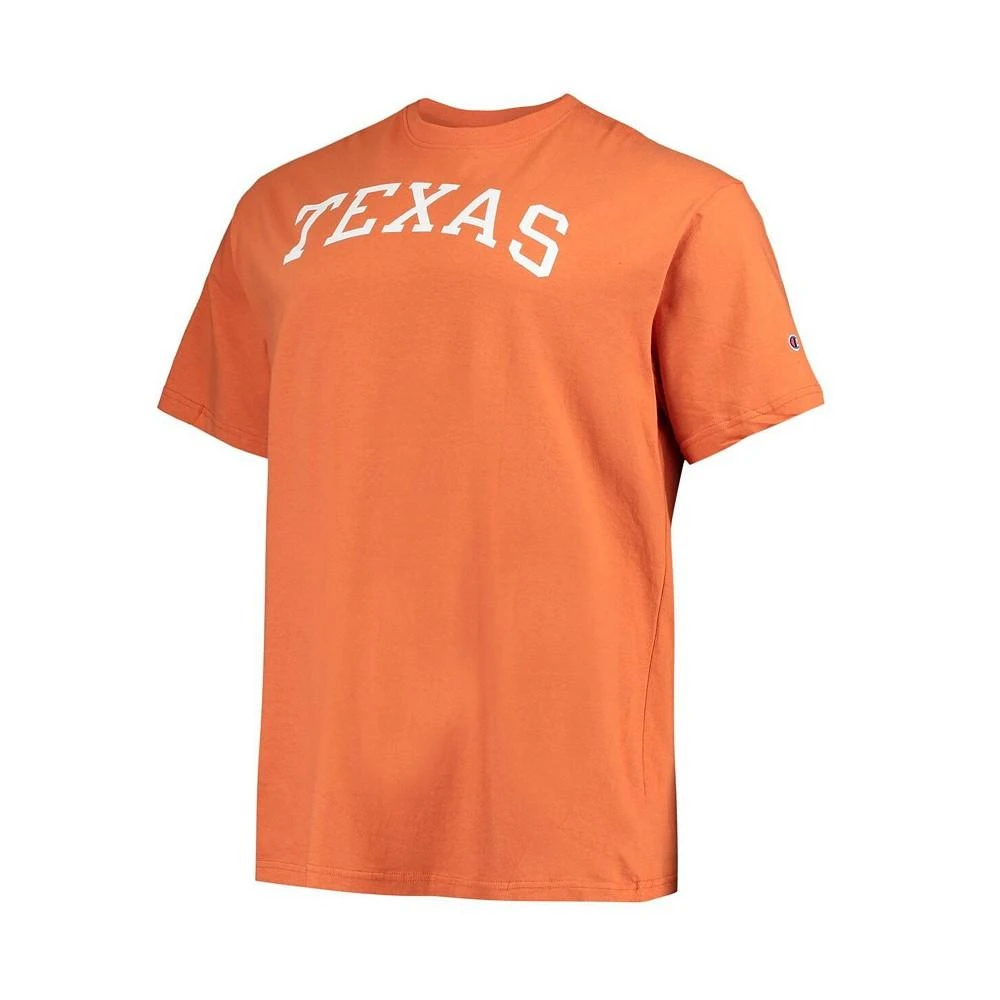 商品CHAMPION|Men's Texas Orange Texas Longhorns Big and Tall Arch Team Logo T-shirt,价格¥222,第2张图片详细描述