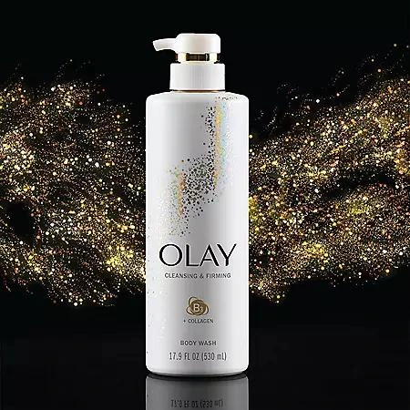 商品Olay|Olay Collagen Cleansing & Firming Body Wash (17.9 fl. oz., 3 pk.),价格¥156,第5张图片详细描述