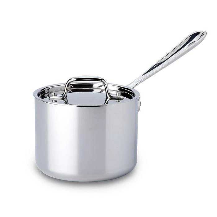 商品All-Clad|Stainless Steel 2 Quart Sauce Pan with Lid,价格¥1212,第3张图片详细描述