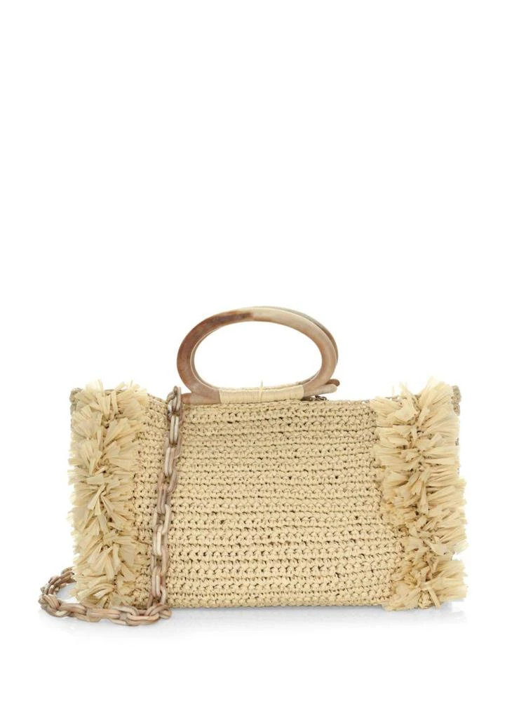 商品Carolina Santo Domingo|Large Corallina Raffia Tote,价格¥7836,第1张图片