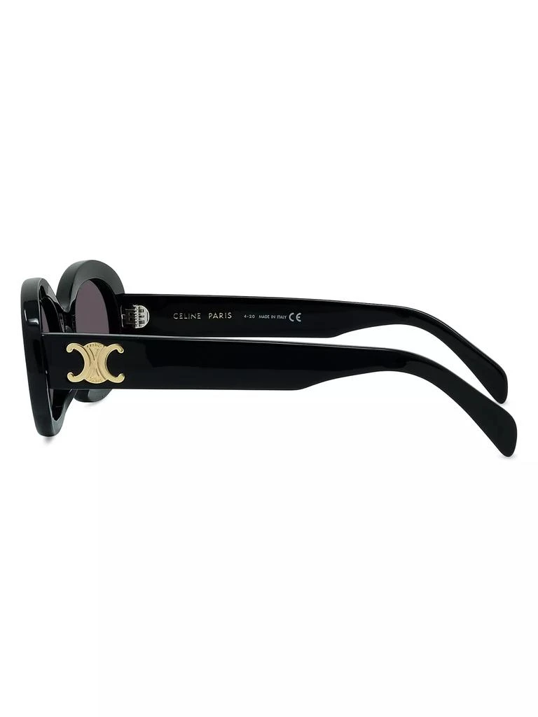 商品Celine|Triomphe 52MM Oval Sunglasses,价格¥2752,第4张图片详细描述