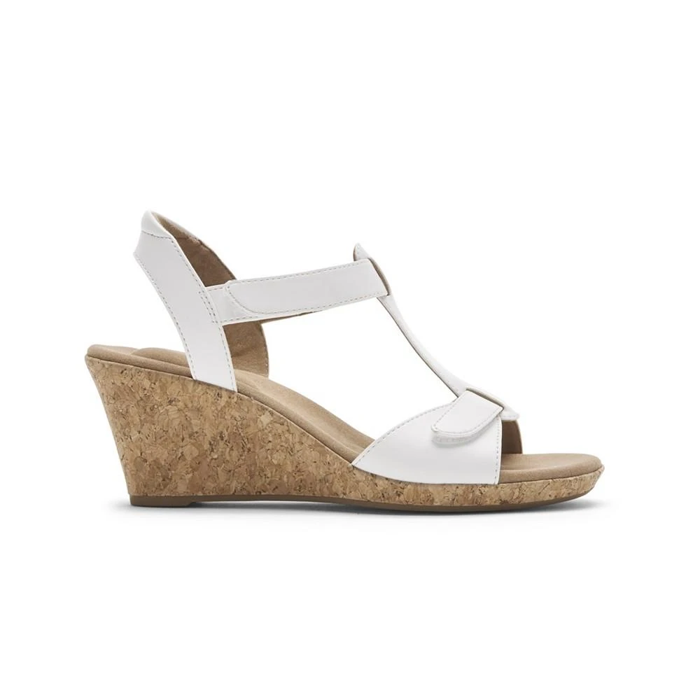 商品Rockport|Women's Blanca T Strap Wedge Sandals,价格¥823,第4张图片详细描述