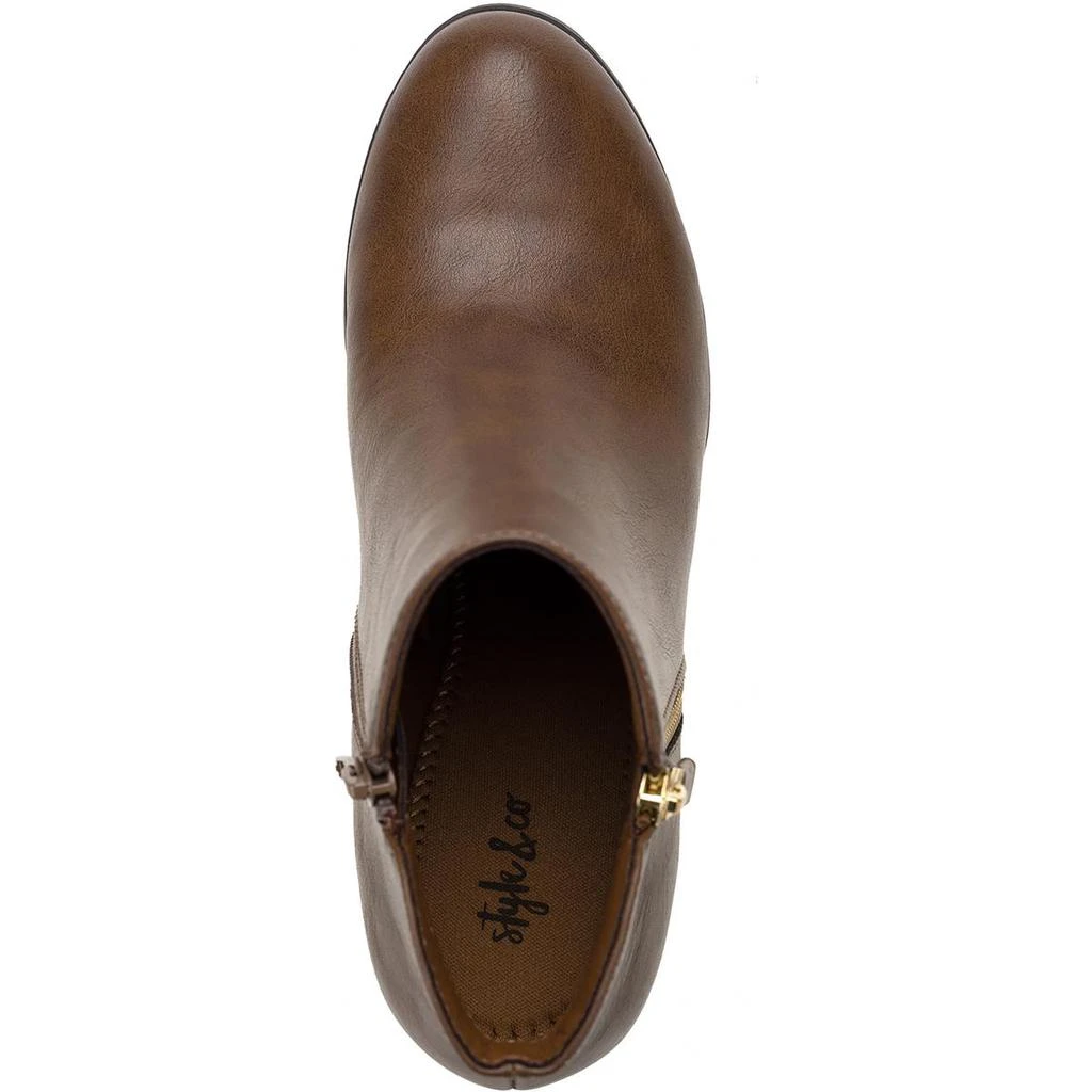 Style & Co. Womens Masrinaa Double Zipper Ankle Booties 商品