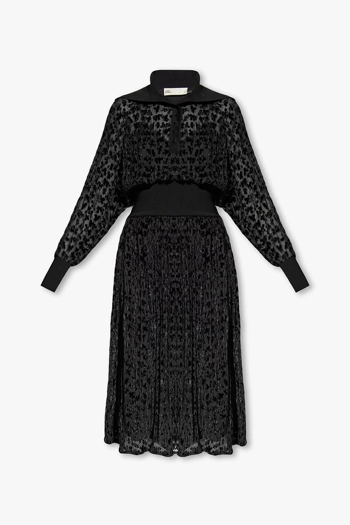 商品Tory Burch|Tory Burch Buttoned Collar Velvet Trimmed Dress,价格¥3007,第1张图片详细描述